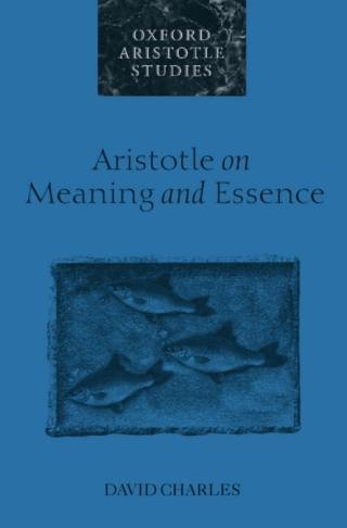 表紙画像: Aristotle on Meaning and Essence 1st edition 9780199256730