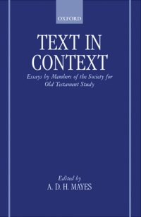 Immagine di copertina: Text in Context 1st edition 9780198263913