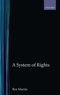 Cover image: A System of Rights 9780198273745