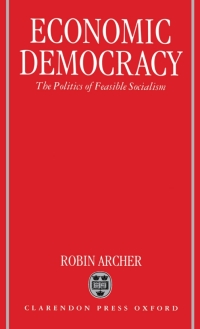 Titelbild: Economic Democracy 9780198278917