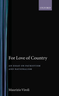 Cover image: For Love of Country 9780198279525