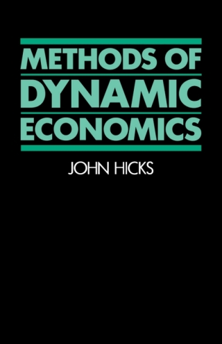 Cover image: Methods of Dynamic Economics 9780198772873
