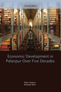 Cover image: Economic Development in Palanpur over Five Decades 9780198288329