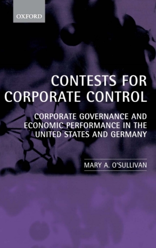 Cover image: Contests for Corporate Control 9780199244867