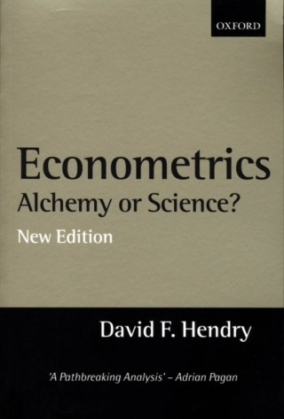 Omslagafbeelding: Econometrics: Alchemy or Science? 9780198293545