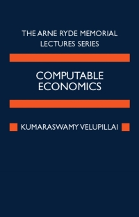 Imagen de portada: Computable Economics 9780198295273