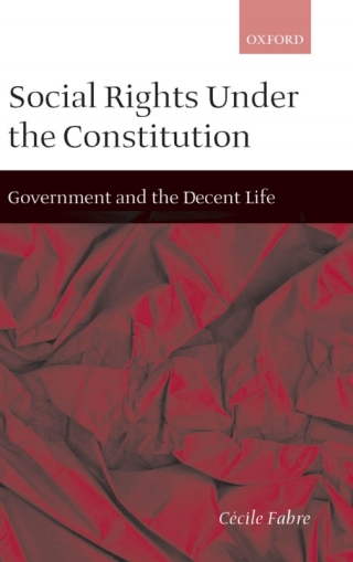Cover image: Social Rights Under the Constitution 9780191599200