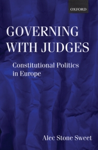 Cover image: Governing with Judges 9780198297307