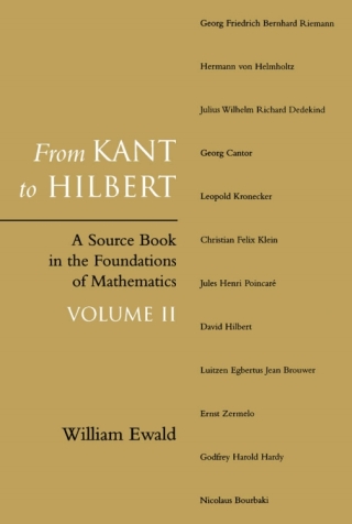 صورة الغلاف: From Kant to Hilbert Volume 2 9780198505365
