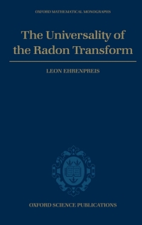 Imagen de portada: The Universality of the Radon Transform 9780198509783