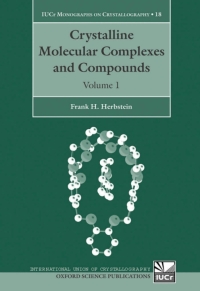 Imagen de portada: Crystalline Molecular Complexes and Compounds 9780198526605