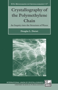 Titelbild: Crystallography of the Polymethylene Chain 9780198529088
