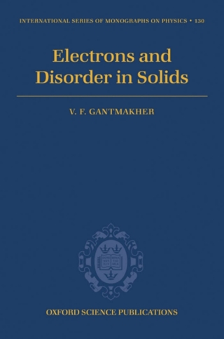 Cover image: Electrons and Disorder in Solids 9780198567561