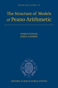 Titelbild: The Structure of Models of Peano Arithmetic 9780198568278