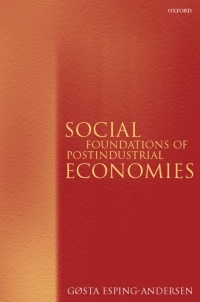 表紙画像: Social Foundations of Postindustrial Economies 9780198742012