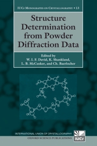 Imagen de portada: Structure Determination from Powder Diffraction Data 1st edition 9780199205530