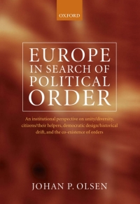 Imagen de portada: Europe in Search of Political Order 9780199214341