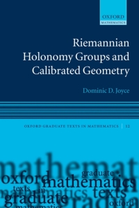 Imagen de portada: Riemannian Holonomy Groups and Calibrated Geometry 9780199215591