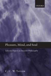 Cover image: Pleasure, Mind, and Soul 9780199226399