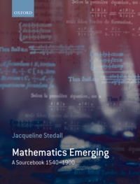 Cover image: Mathematics Emerging 9780199226900