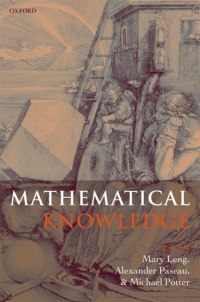 Cover image: Mathematical Knowledge 1st edition 9780199228249