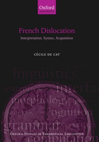 Imagen de portada: French Dislocation 1st edition 9780199230488