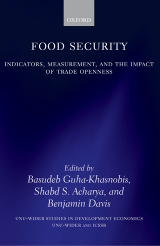 Imagen de portada: Food Security 1st edition 9780199236558