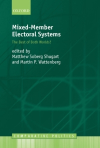 Immagine di copertina: Mixed-Member Electoral Systems 1st edition 9780199257683