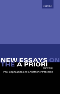 Cover image: New Essays on the A Priori 1st edition 9780199241262