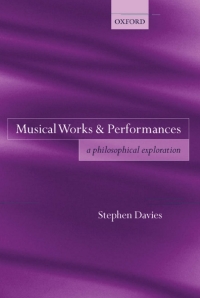 Omslagafbeelding: Musical Works and Performances 9780199274116