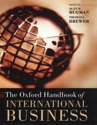 Cover image: The Oxford Handbook of International Business 1st edition 9780199241828