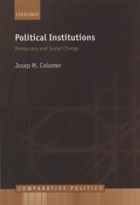 Cover image: Political Institutions 9780199241842