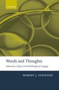 Cover image: Words and Thoughts 9780199250394
