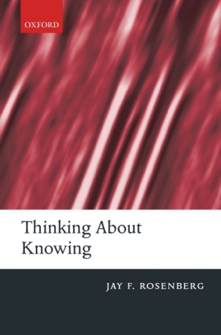 Cover image: Thinking about Knowing 9780199251339