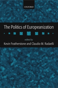 Cover image: The Politics of Europeanization 1st edition 9780199252084