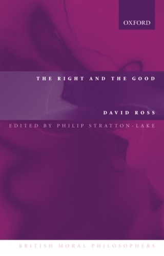 Cover image: The Right and the Good 9780199252640