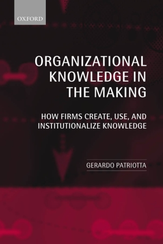 Immagine di copertina: Organizational Knowledge in the Making 9780199275243