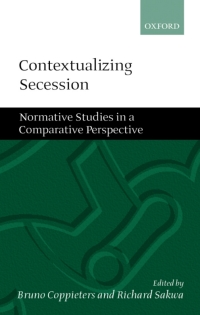 Cover image: Contextualizing Secession 1st edition 9780199258710