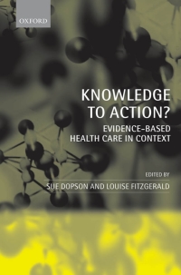 Cover image: Knowledge to Action? 1st edition 9780199205103
