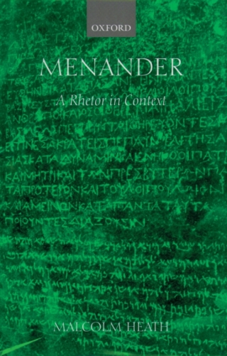 Imagen de portada: Menander 9780199259205