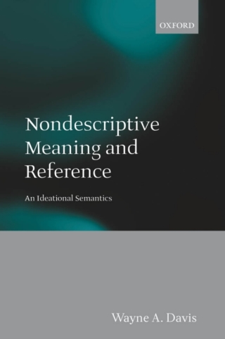 Imagen de portada: Nondescriptive Meaning and Reference 9780199261659
