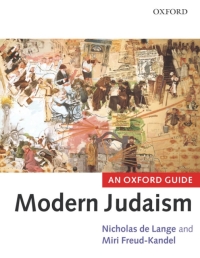 Imagen de portada: Modern Judaism: An Oxford Guide 1st edition 9780199262878
