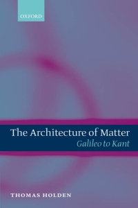 Imagen de portada: The Architecture of Matter 9780199263264