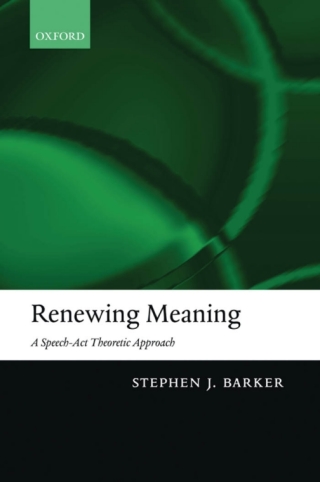 Immagine di copertina: Renewing Meaning 9780199263660