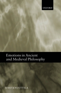 Cover image: Emotions in Ancient and Medieval Philosophy 9780199266388