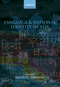 Omslagafbeelding: Language and National Identity in Asia 1st edition 9780199226481