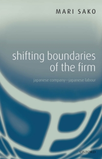 Titelbild: Shifting Boundaries of the Firm 9780199547036