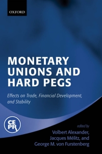 Cover image: Monetary Unions and Hard Pegs 1st edition 9780199271405