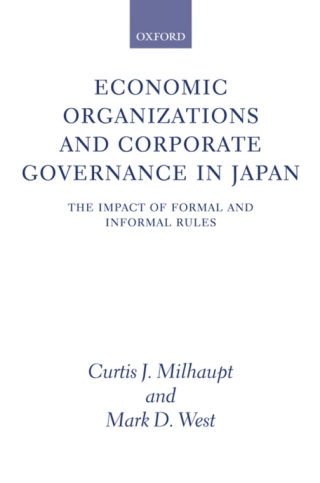 Omslagafbeelding: Economic Organizations and Corporate Governance in Japan 1st edition