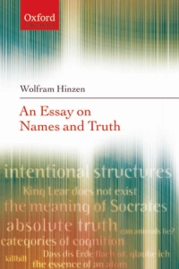 Cover image: An Essay on Names and Truth 9780199226528